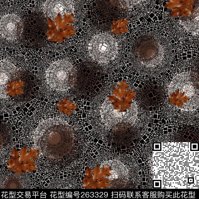 木纹抽象圆点传统印花华亿平台下载（图片编号: 263329） - 瓦栏（Walan）