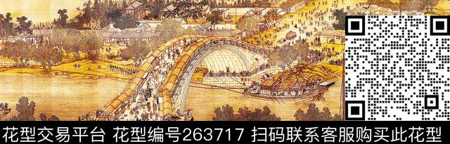 传统华丽高贵数码印花华亿平台下载（图片编号: 263717） - 瓦栏（Walan）