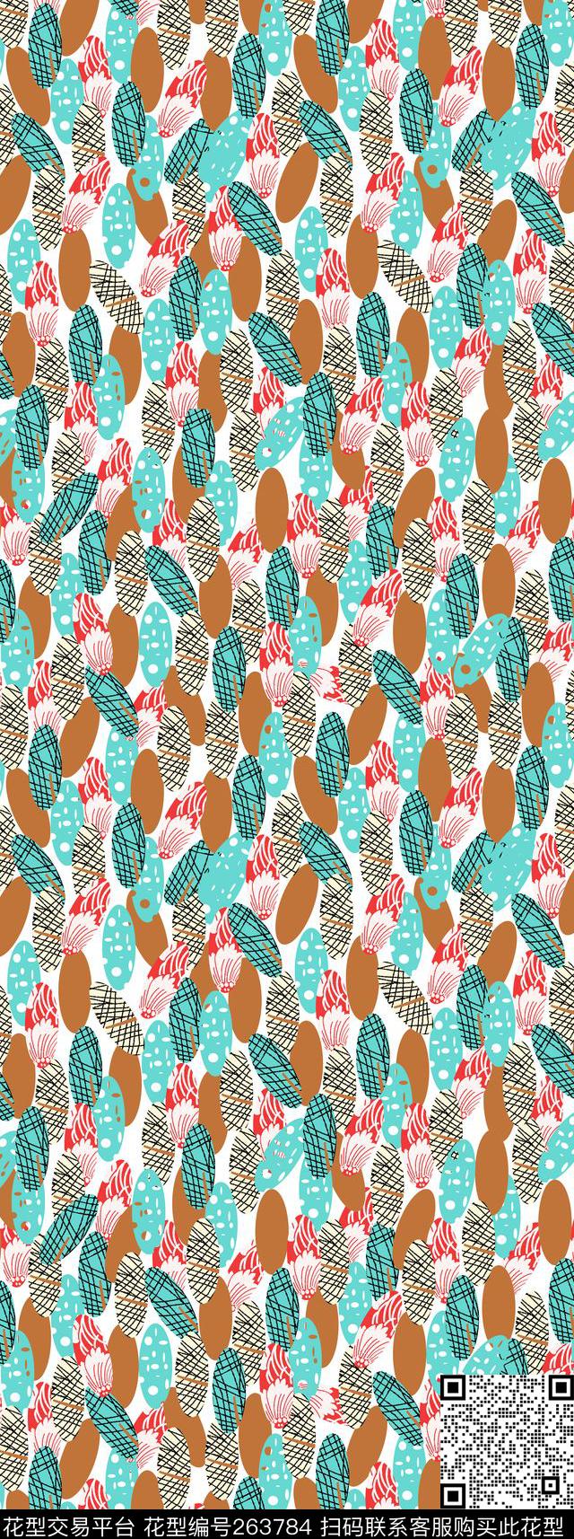 树叶满版复叠传统印花华亿平台下载（图片编号: 263784） - 瓦栏（Walan）