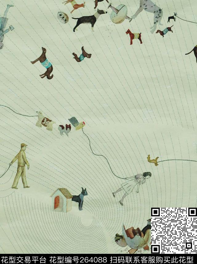 传统印花华亿平台下载（图片编号: 264088） - 瓦栏（Walan）