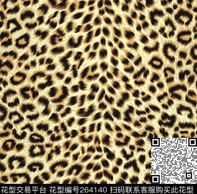 动物纹豹纹数码印花华亿平台下载（图片编号: 264140） - 瓦栏（Walan）