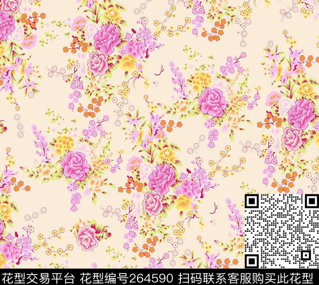 传统印花华亿平台下载（图片编号: 264590） - 瓦栏（Walan）