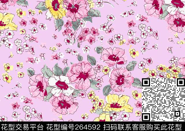 传统印花华亿平台下载（图片编号: 264592） - 瓦栏（Walan）