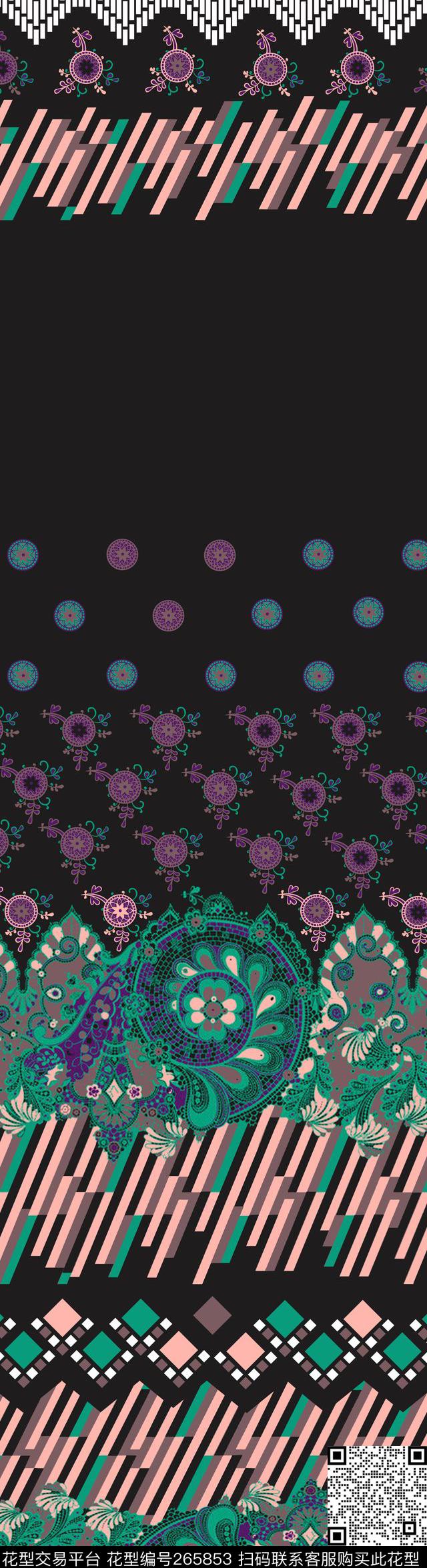 传统印花华亿平台下载（图片编号: 265853） - 瓦栏（Walan）