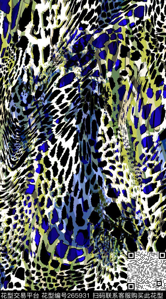 动物纹数码印花华亿平台下载（图片编号: 265931） - 瓦栏（Walan）