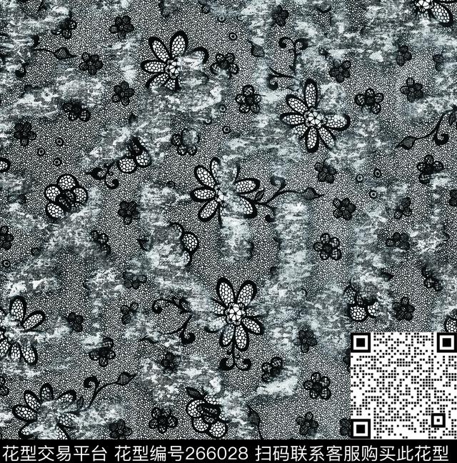 花卉印花落空传统印花华亿平台下载（图片编号: 266028） - 瓦栏（Walan）