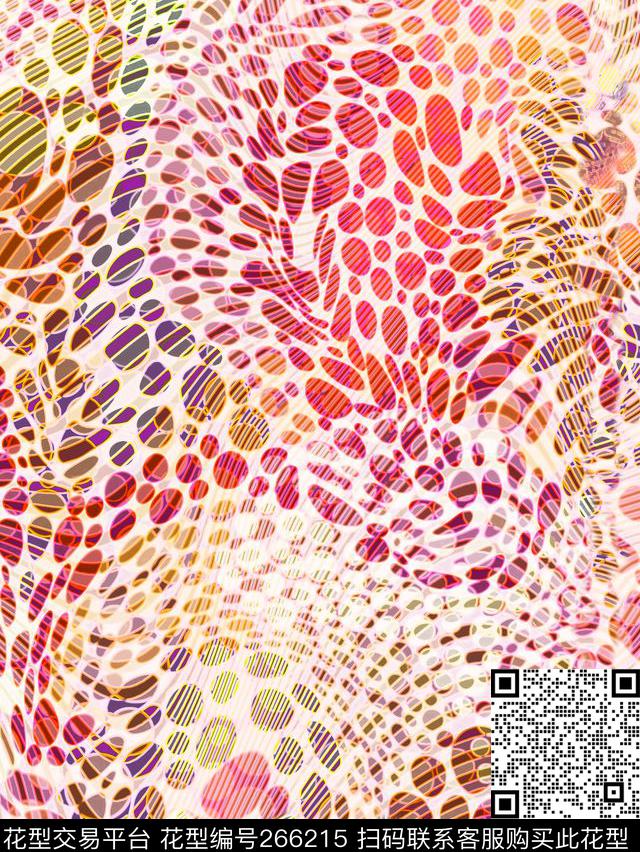 豹纹动物纹女装数码印花华亿平台下载（图片编号: 266215） - 瓦栏（Walan）