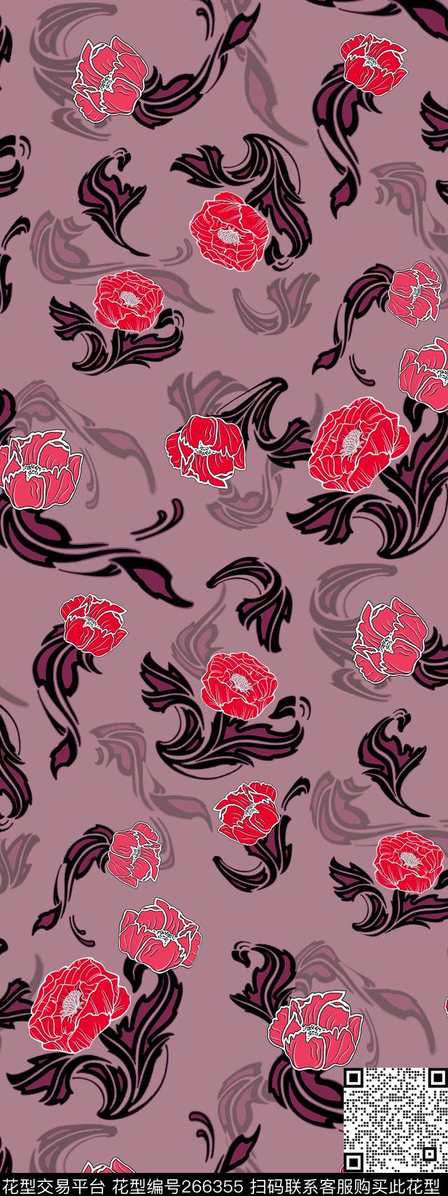 传统印花华亿平台下载（图片编号: 266355） - 瓦栏（Walan）