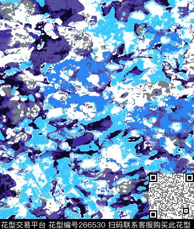 水彩晕染写意传统印花华亿平台下载（图片编号: 266530） - 瓦栏（Walan）