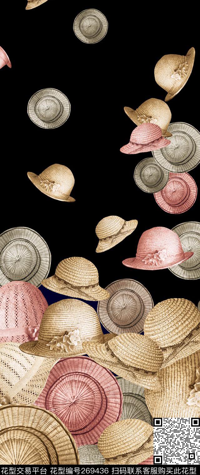 定位草帽休闲数码印花华亿平台下载（图片编号: 269436） - 瓦栏（Walan）