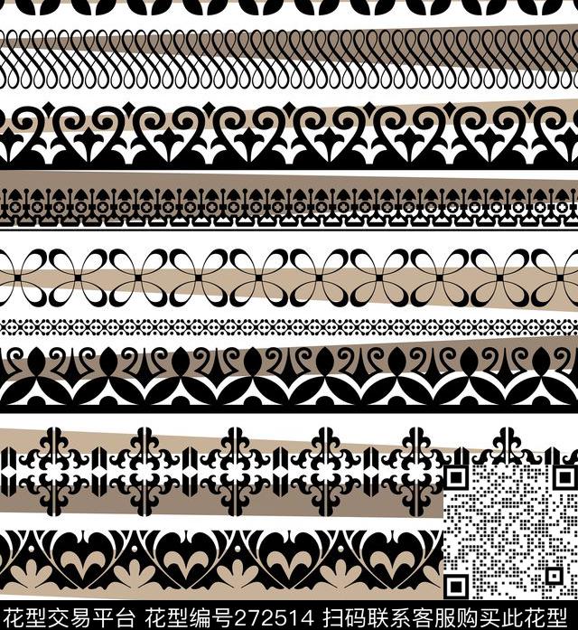 几何图案传统印花华亿平台下载（图片编号: 272514） - 瓦栏（Walan）
