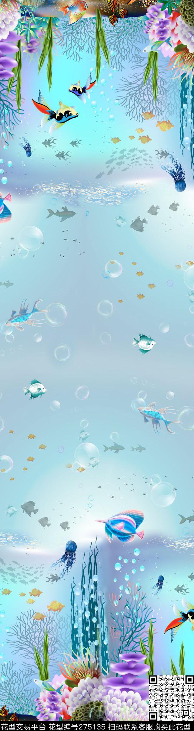 定位海洋海底数码印花华亿平台下载（图片编号: 275135） - 瓦栏（Walan）