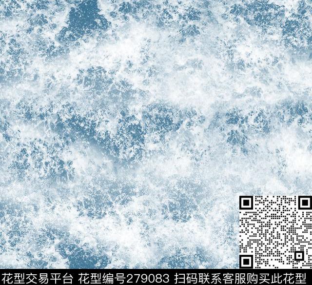 水波海浪海洋数码印花华亿平台下载（图片编号: 279083） - 瓦栏（Walan）
