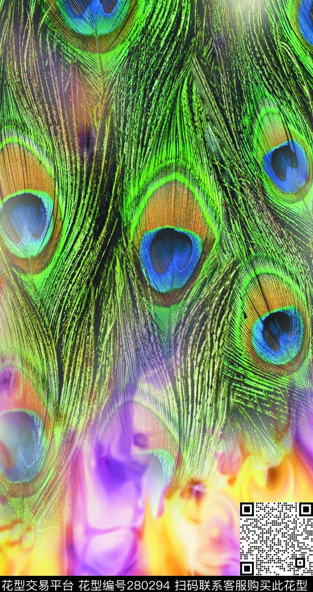 动物、花鸟、皮毛类数码印花华亿平台下载（图片编号: 280294） - 瓦栏（Walan）