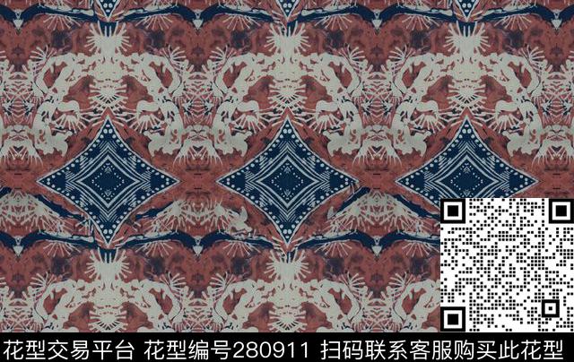 传统印花华亿平台下载（图片编号: 280911） - 瓦栏（Walan）