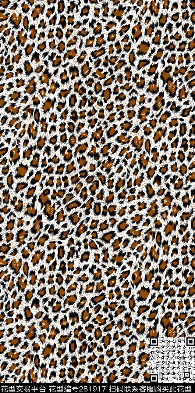 简约豹纹动物纹传统印花华亿平台下载（图片编号: 281917） - 瓦栏（Walan）