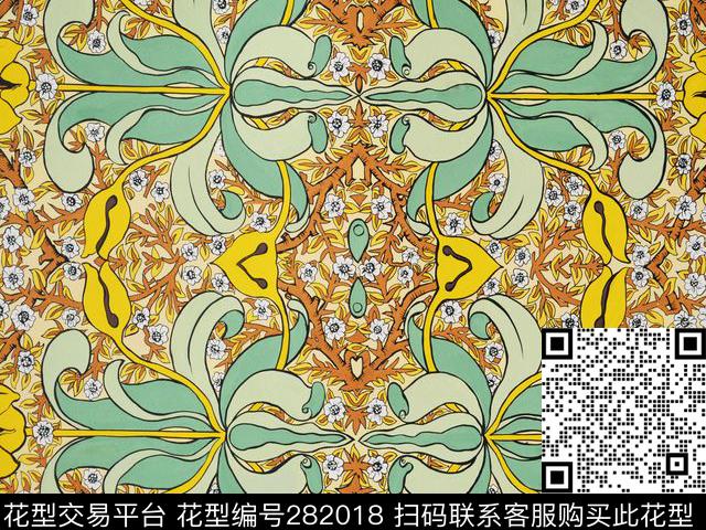 传统印花华亿平台下载（图片编号: 282018） - 瓦栏（Walan）