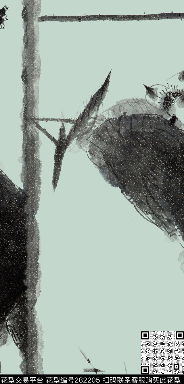 ♥红桃A〖中国风韵〗数码印花华亿平台下载（图片编号: 282205） - 瓦栏（Walan）