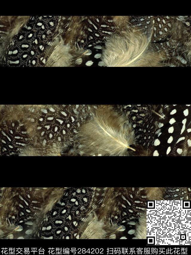 豹纹横条纹时尚数码印花华亿平台下载（图片编号: 284202） - 瓦栏（Walan）