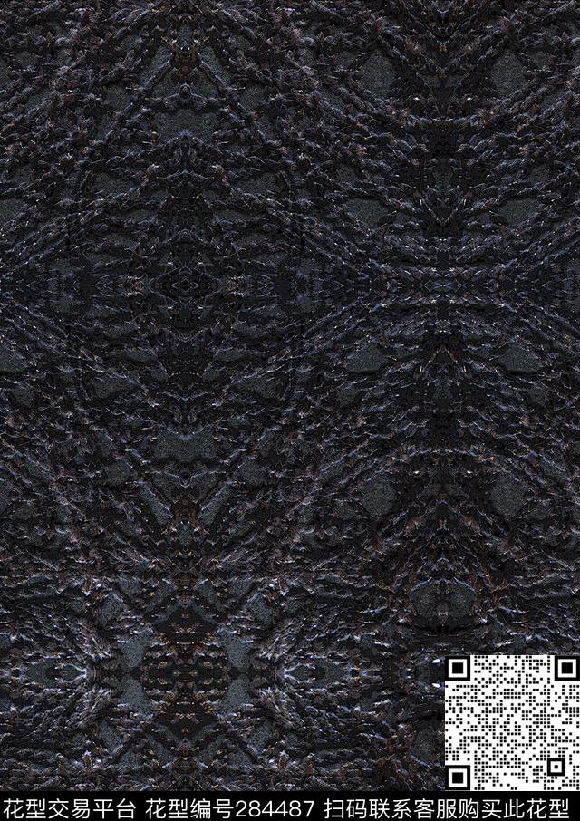 肌理印花数码印花华亿平台下载（图片编号: 284487） - 瓦栏（Walan）