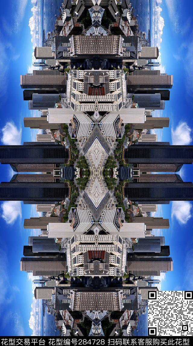 风景立体视觉创意数码印花华亿平台下载（图片编号: 284728） - 瓦栏（Walan）