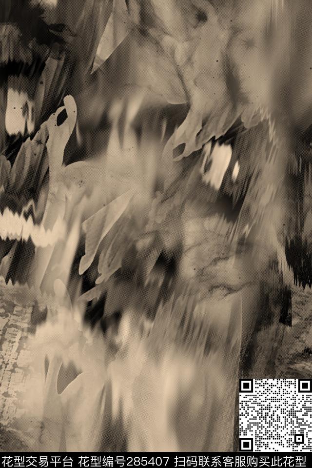 油画花卉复古数码印花华亿平台下载（图片编号: 285407） - 瓦栏（Walan）