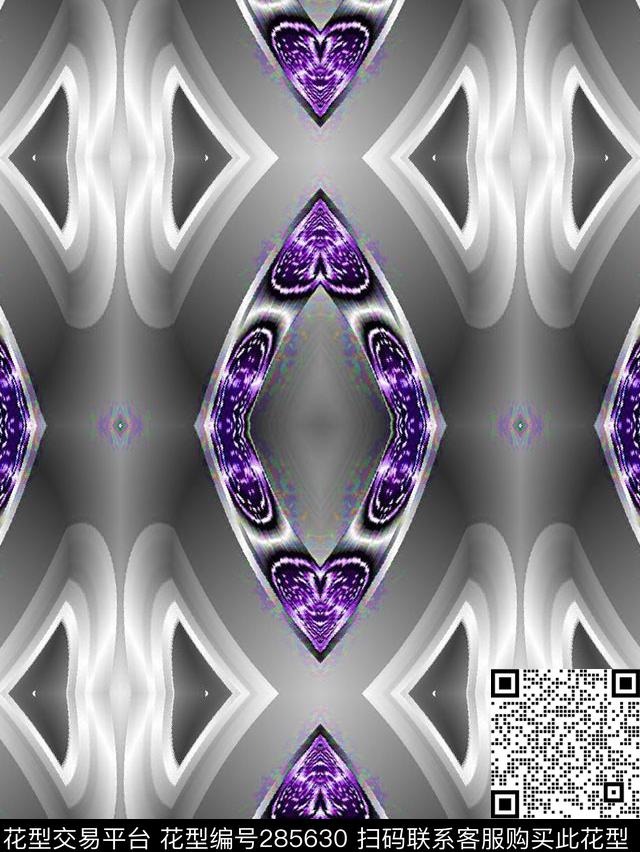 金属立体复古数码印花华亿平台下载（图片编号: 285630） - 瓦栏（Walan）