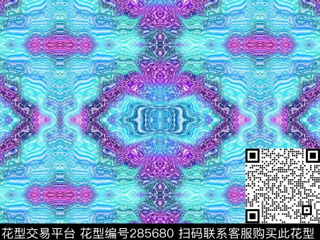 民族印花裤丝巾数码印花华亿平台下载（图片编号: 285680） - 瓦栏（Walan）