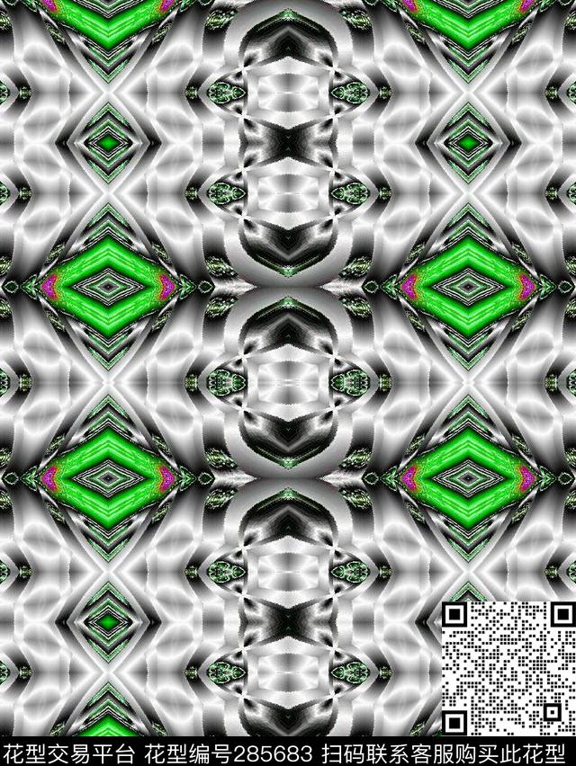 金属立体男装数码印花华亿平台下载（图片编号: 285683） - 瓦栏（Walan）