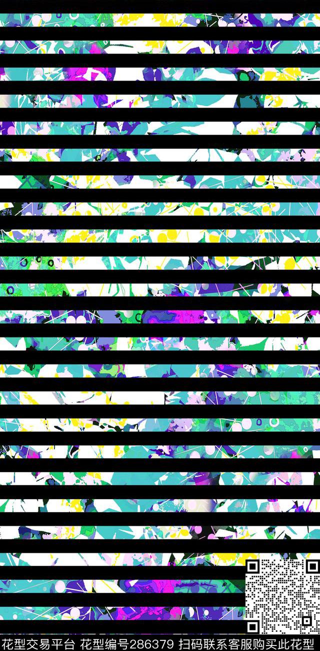 条纹传统印花华亿平台下载（图片编号: 286379） - 瓦栏（Walan）