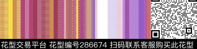 几何线条渐变多彩传统印花华亿平台下载（图片编号: 286674） - 瓦栏（Walan）