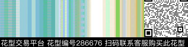 几何线条渐变多彩传统印花华亿平台下载（图片编号: 286676） - 瓦栏（Walan）