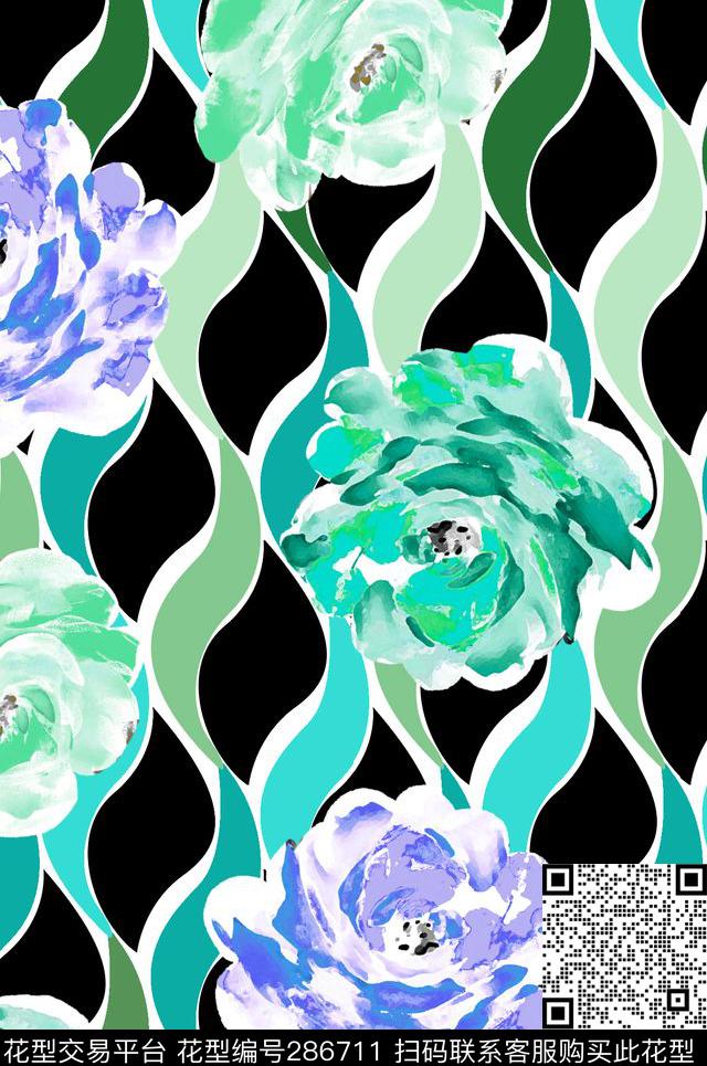 传统印花华亿平台下载（图片编号: 286711） - 瓦栏（Walan）