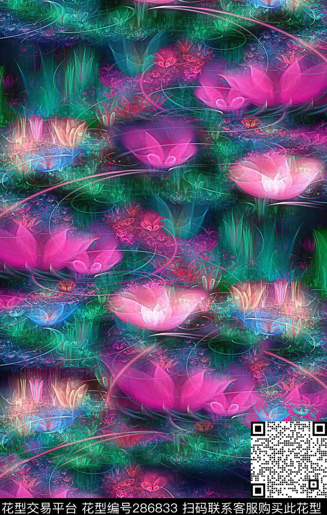 S-艺术花卉/Art数码印花华亿平台下载（图片编号: 286833） - 瓦栏（Walan）