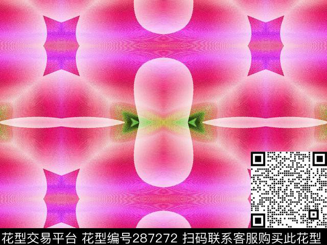 几何女装春夏装数码印花华亿平台下载（图片编号: 287272） - 瓦栏（Walan）