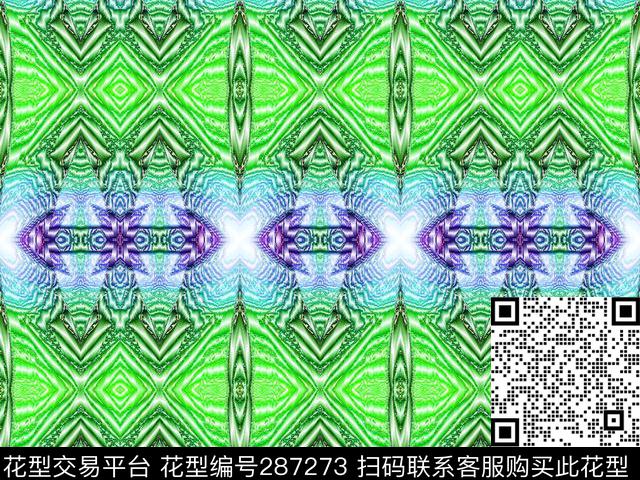 几何春夏装秋冬装数码印花华亿平台下载（图片编号: 287273） - 瓦栏（Walan）