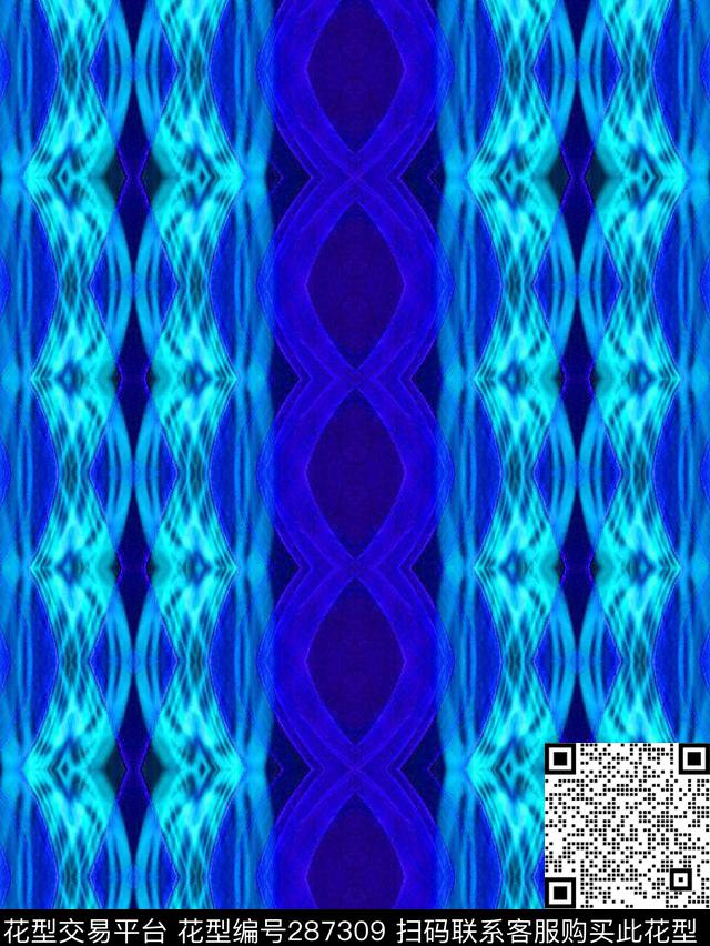 几何立体条纹数码印花华亿平台下载（图片编号: 287309） - 瓦栏（Walan）