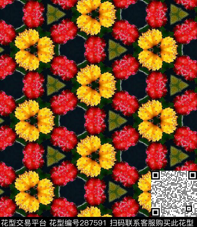 ♥红桃A〖中国风韵〗数码印花华亿平台下载（图片编号: 287591） - 瓦栏（Walan）