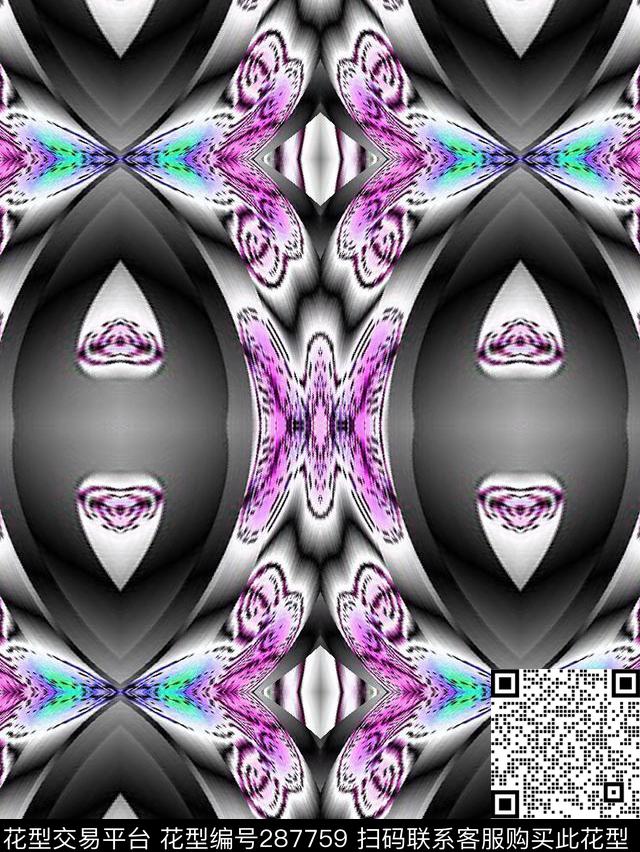 民族女装数码印花华亿平台下载（图片编号: 287759） - 瓦栏（Walan）