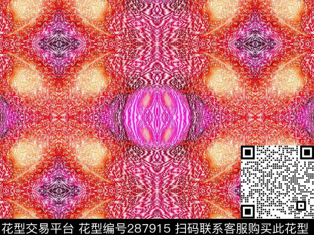 民族春夏装数码印花华亿平台下载（图片编号: 287915） - 瓦栏（Walan）