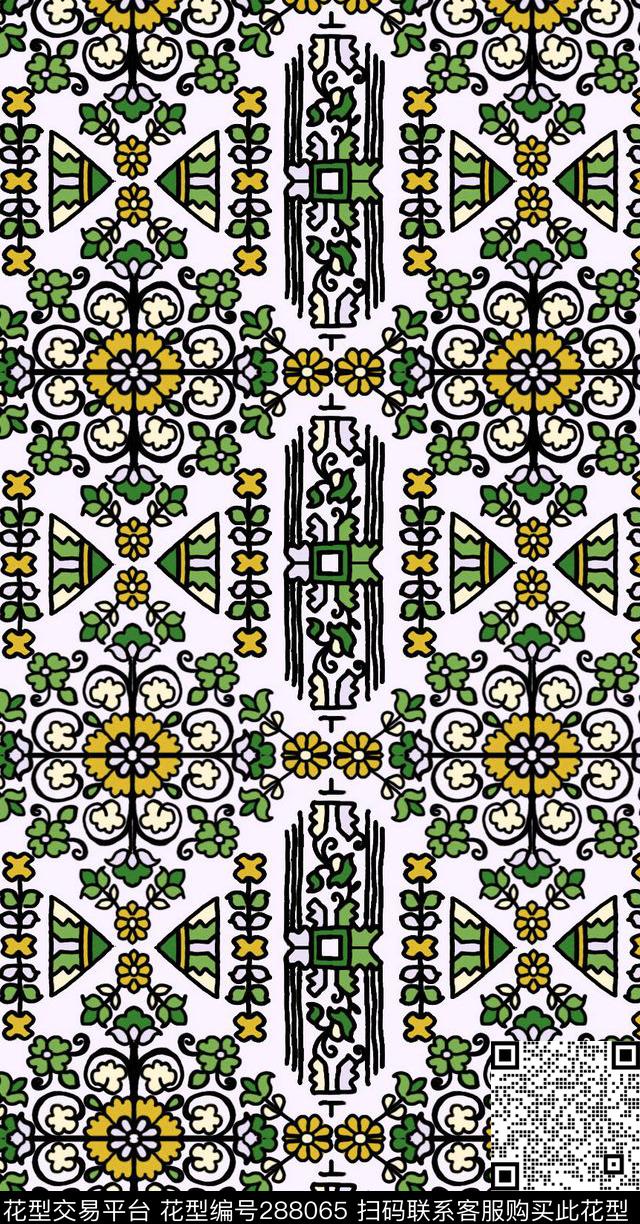 传统印花华亿平台下载（图片编号: 288065） - 瓦栏（Walan）