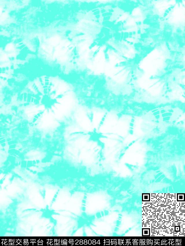 花卉图案数码印花华亿平台下载（图片编号: 288084） - 瓦栏（Walan）