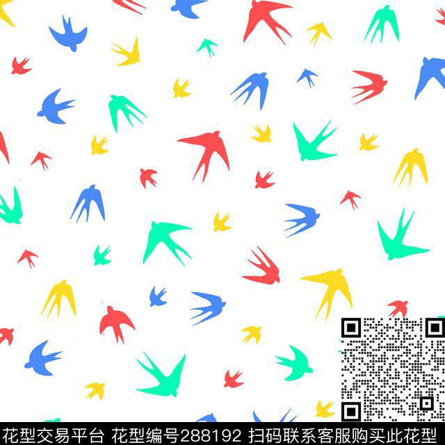 水彩撞色动物传统印花华亿平台下载（图片编号: 288192） - 瓦栏（Walan）