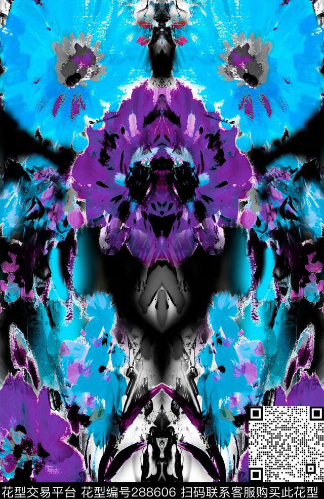 花卉传统印花华亿平台下载（图片编号: 288606） - 瓦栏（Walan）