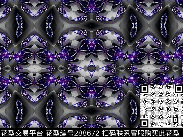 金属直翻结合格纹复古数码印花华亿平台下载（图片编号: 288672） - 瓦栏（Walan）