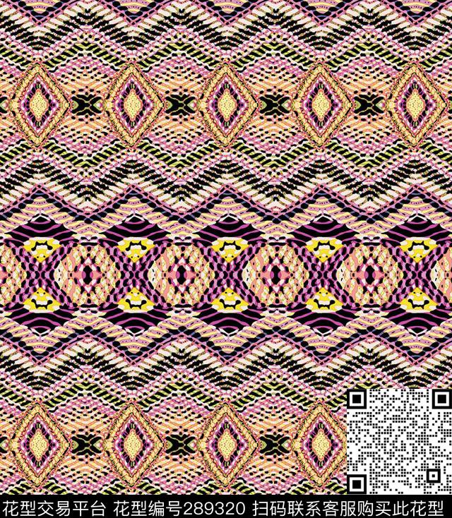 传统印花几何条纹菱形格子传统印花华亿平台下载（图片编号: 289320） - 瓦栏（Walan）