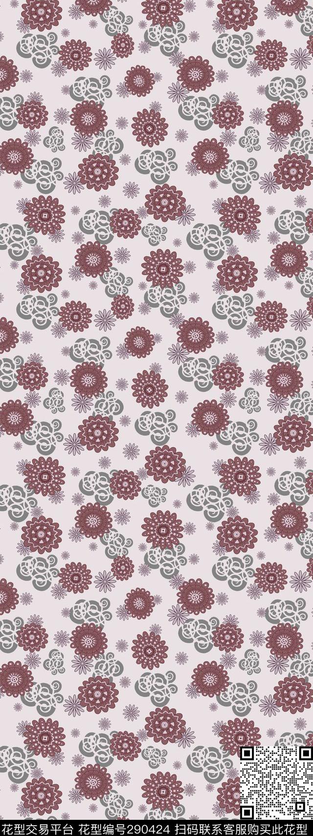 传统印花华亿平台下载（图片编号: 290424） - 瓦栏（Walan）