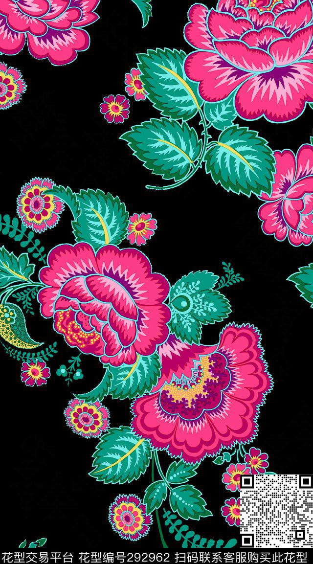 传统印花华亿平台下载（图片编号: 292962） - 瓦栏（Walan）