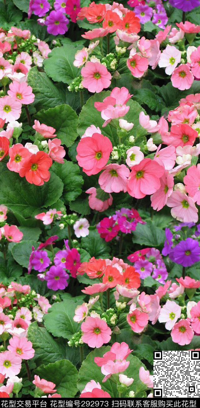 花卉数码印花华亿平台下载（图片编号: 292973） - 瓦栏（Walan）