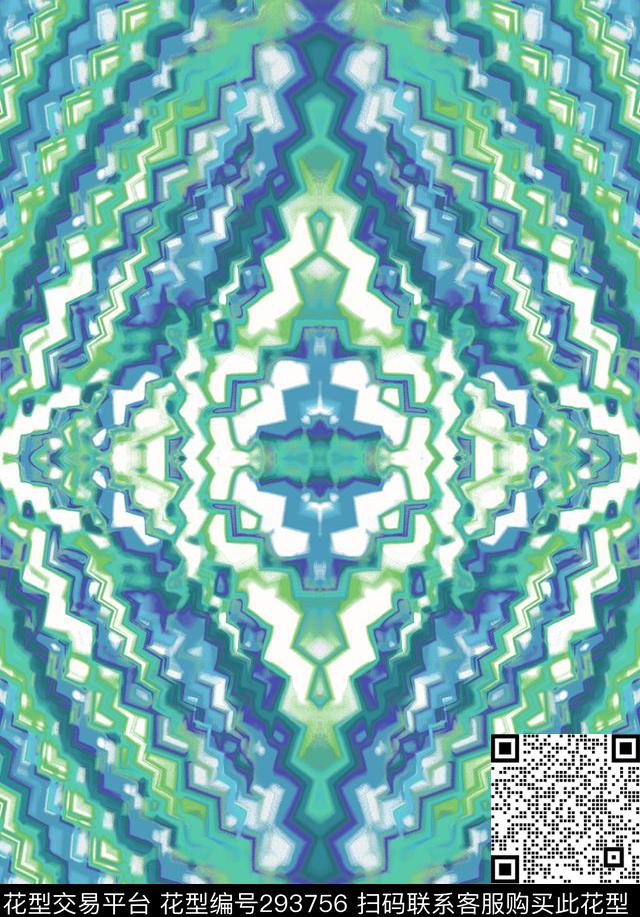 格子传统印花华亿平台下载（图片编号: 293756） - 瓦栏（Walan）